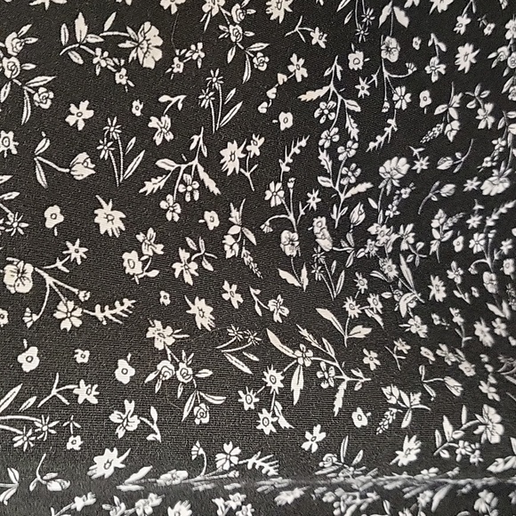 Krimson Klover Black White Floral Padded Shelf Bra Hidden Pocket Sundres Size L - Picture 6 of 15